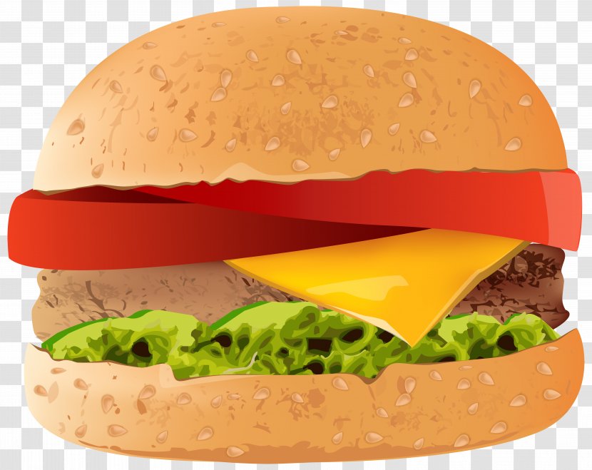 Hamburger Hot Dog Cheeseburger Fast Food Clip Art - Image Transparent PNG