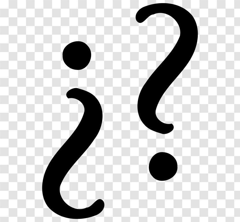 Question Mark Punctuation Interrogative Sentence Full Stop - Exclamation Transparent PNG