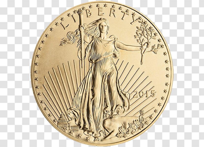 Bullion Coin American Gold Eagle Transparent PNG