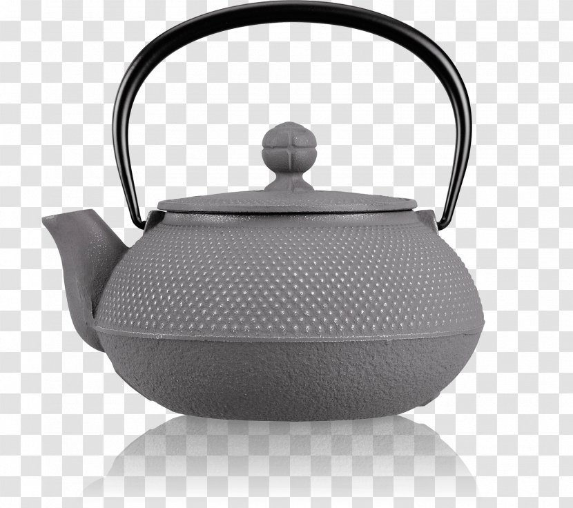 Teapot Kettle Cast Iron Vitreous Enamel - Metal Transparent PNG