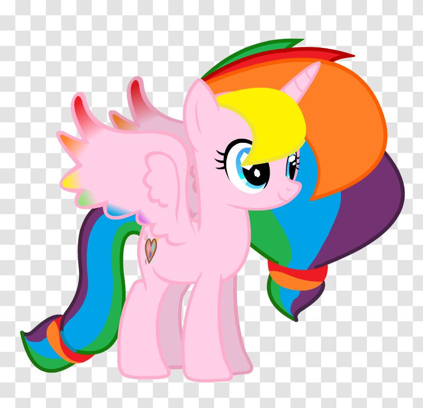 My Little Pony Winged Unicorn Rainbow - Frame Transparent PNG
