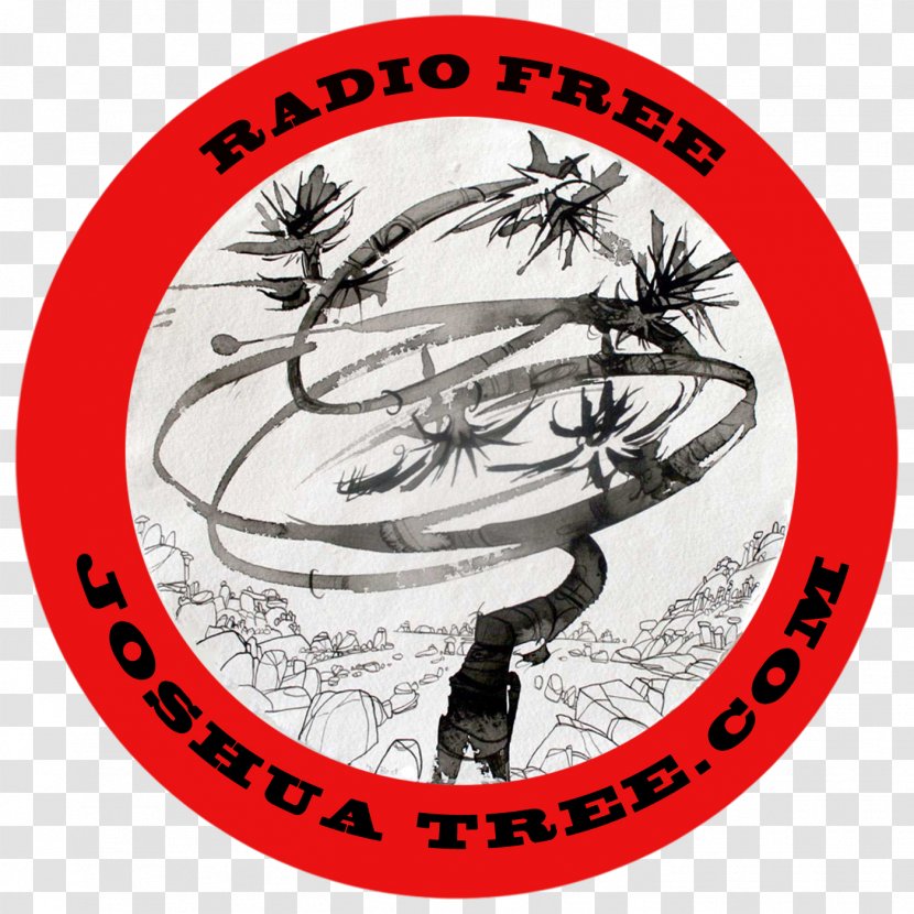 Joshua Tree National Park Logo Radio Recreation Font - White Transparent PNG