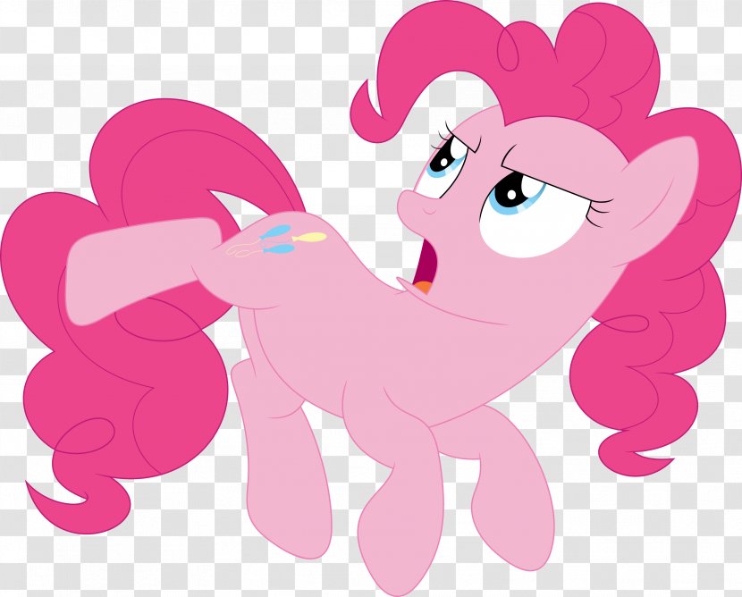 Pony Pinkie Pie Art Horse Illustration - Heart Transparent PNG