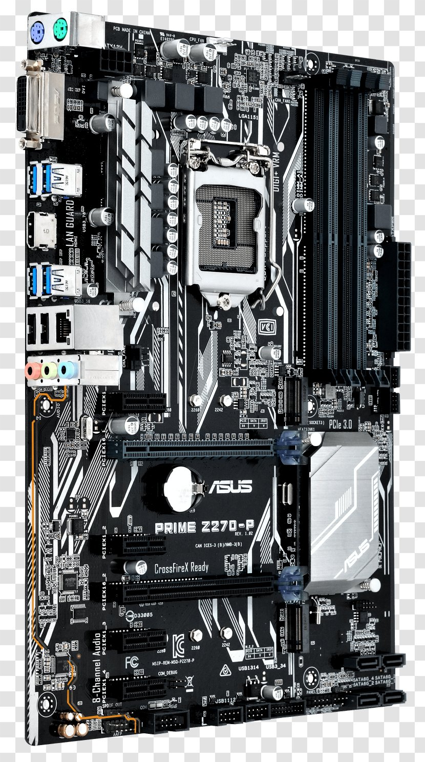 Intel Core LGA 1151 Motherboard ATX - Computer Component Transparent PNG