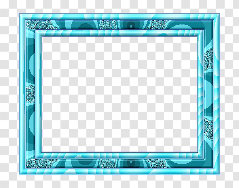 Multimedia Picture Frames Computer Monitors Display Device Pattern - Text - Azure Transparent PNG