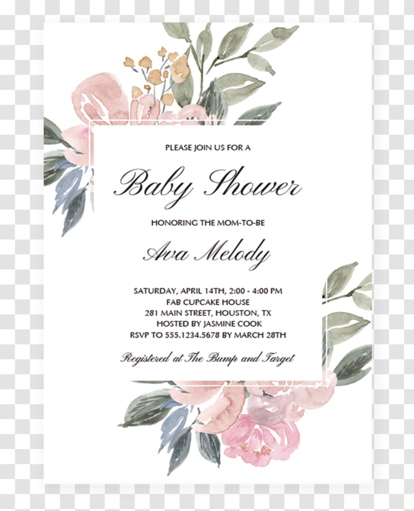 Wedding Invitation Paper Greeting & Note Cards Convite - Invitations Templates Transparent PNG