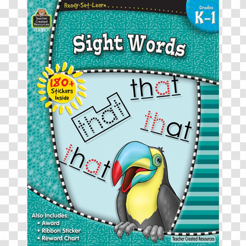 Sight Word Kindergarten First Grade Reading Learning - Beak - Teacher Transparent PNG
