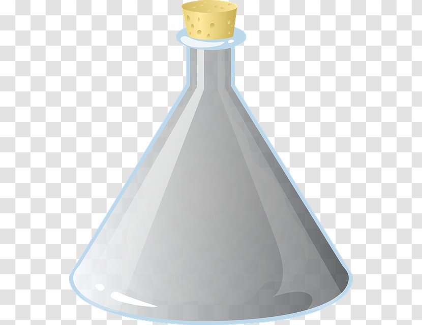 Laboratory Flasks Beaker Chemistry Erlenmeyer Flask - Glass Bottle Transparent PNG