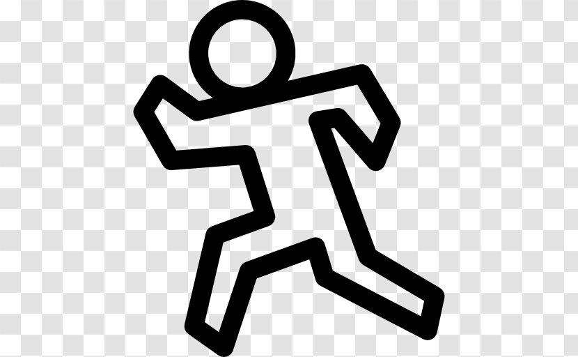 Outline Of Running - Sport Transparent PNG