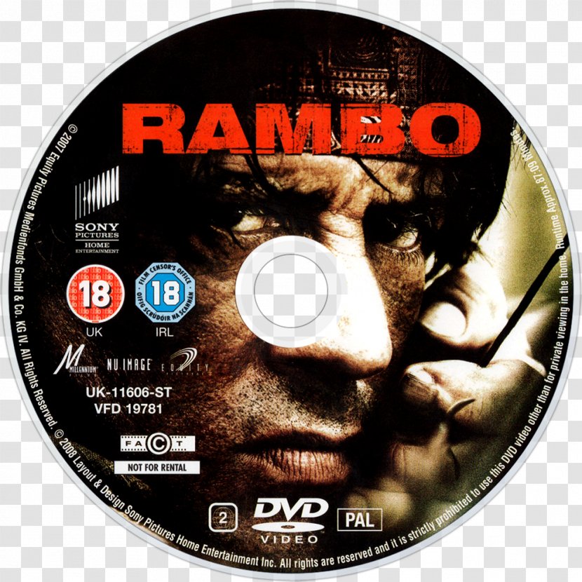 John Rambo Blu-ray Disc Hollywood DVD - Brian Tyler Transparent PNG
