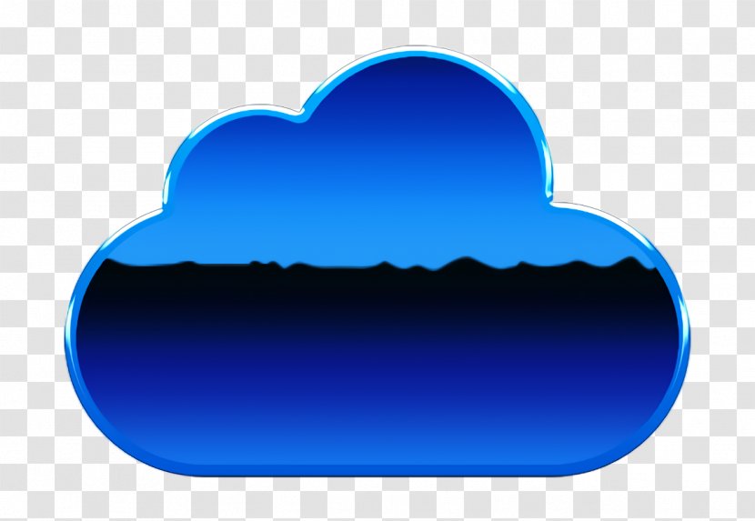 Icloud Icon Logo Social - Azure - Meteorological Phenomenon Heart Transparent PNG