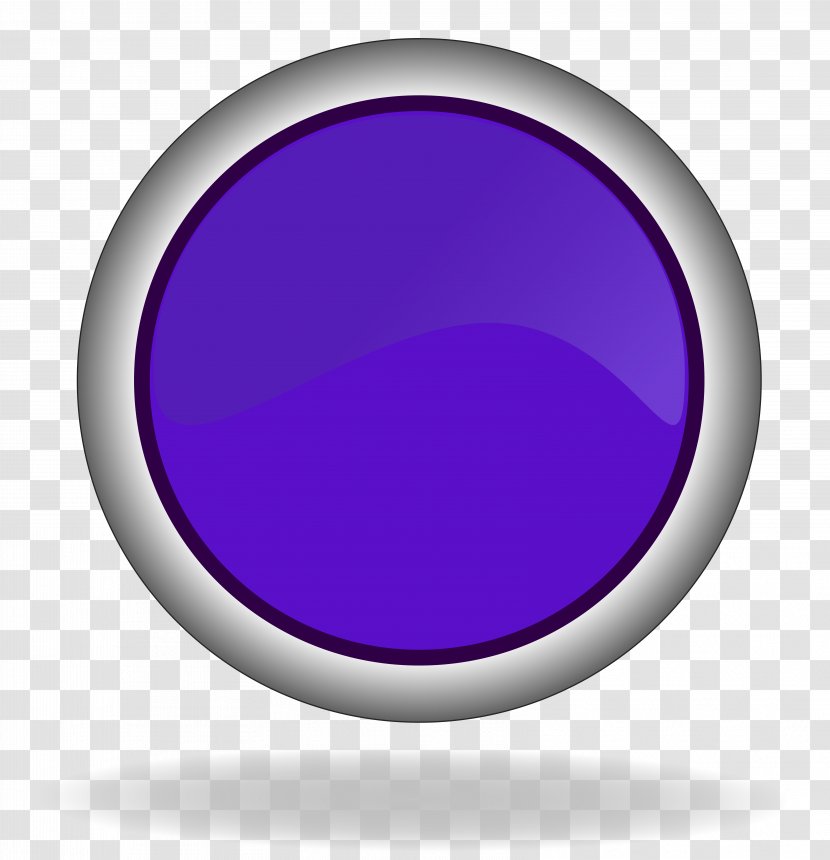 Purple Web Button Color Mulberry - Blue - Image Transparent PNG
