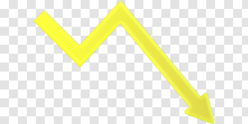 Yellow Line Triangle Font Transparent PNG