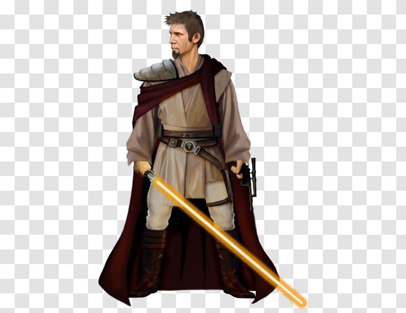 Clone Wars Anakin Skywalker Obi-Wan Kenobi Jedi Blaster - Star Transparent PNG