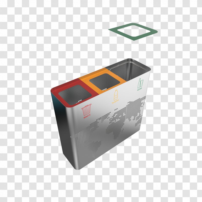 Recycling Stainless Steel Rubbish Bins & Waste Paper Baskets - Heart - Metal Garbage Containers Transparent PNG
