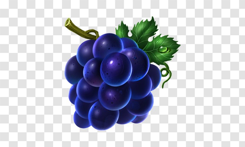 Grape Icon - Designer - Bunch Of Fresh Grapes Transparent PNG