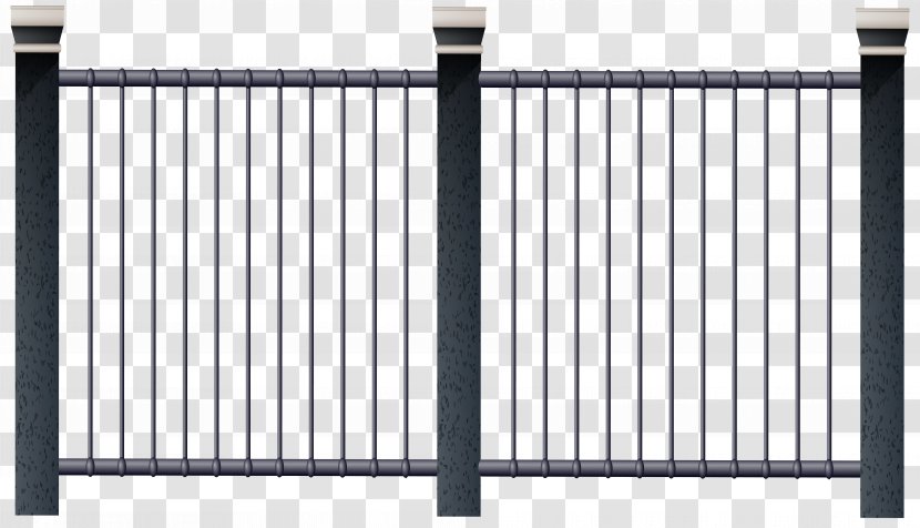 Fence Gate - Picket - Transparent Clip Art Image Transparent PNG