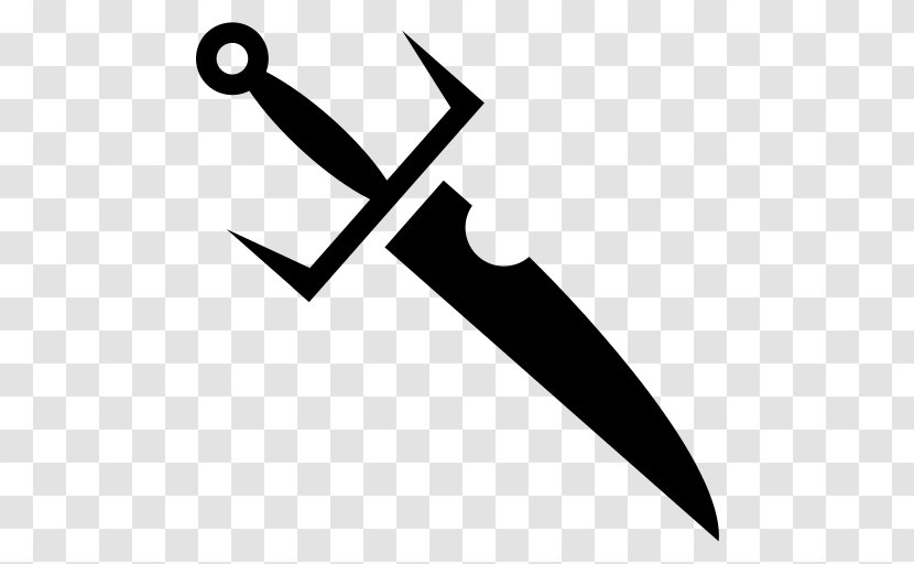 Throwing Knife Dagger - Poignard Transparent PNG
