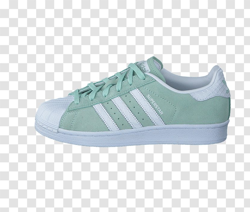 Adidas Superstar Sneakers Skate Shoe - Outdoor - Mint And Ice Transparent PNG