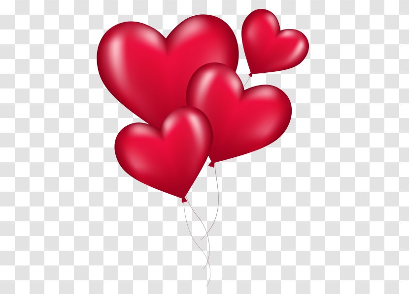 Balloon Heart Clip Art - Love - Romantic Transparent PNG
