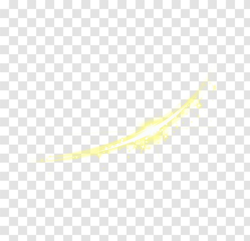 Light Luminous Efficacy Designer Special Effects Skill - Yellow Effect Transparent PNG