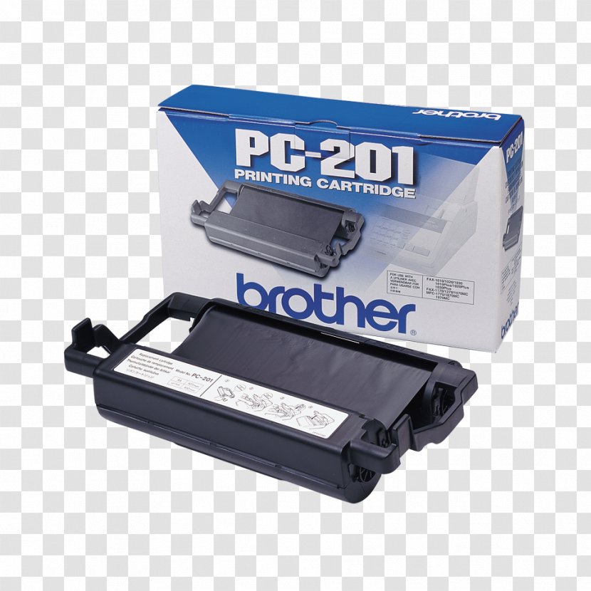 Brother Cartridge PC201 1 Industries Fax - Printing - Ribbon Transparent PNG