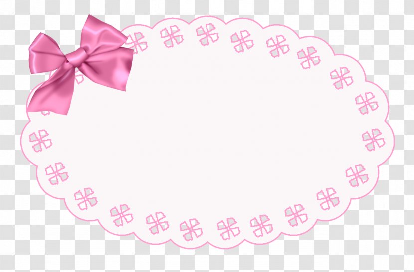 Tag Blog Idea Alphabet - Heart - Pink Banner Transparent PNG