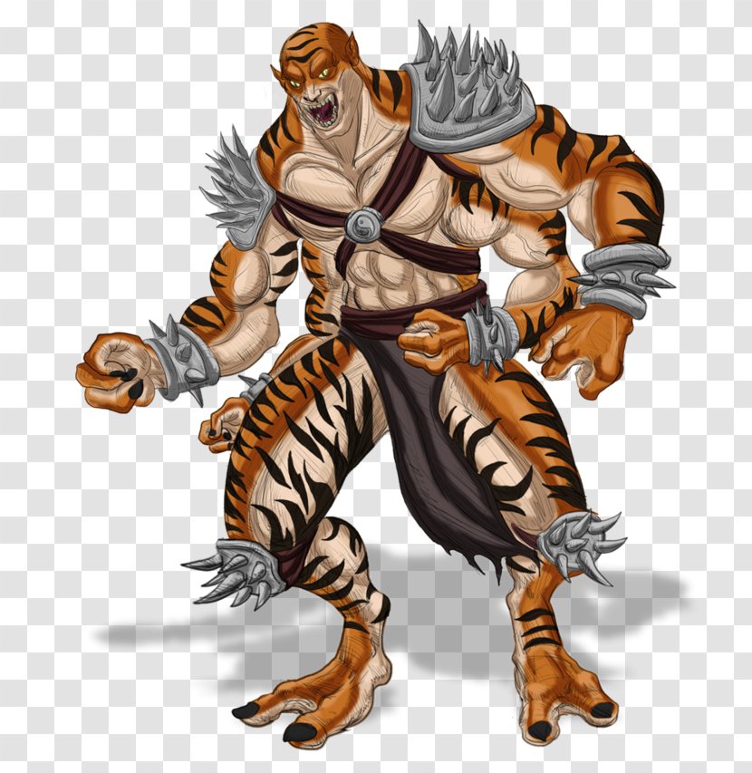 Tiger Goro Kintaro Sheeva Mortal Kombat X - Cartoon Transparent PNG