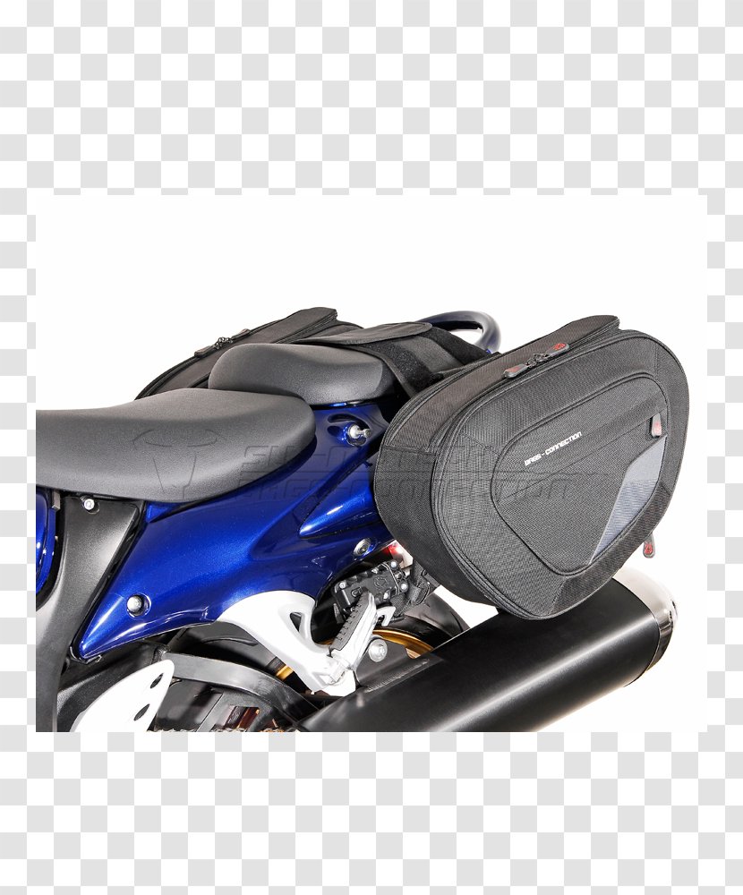 Saddlebag Suzuki Hayabusa Motorcycle GSX-R Series - Electric Blue Transparent PNG