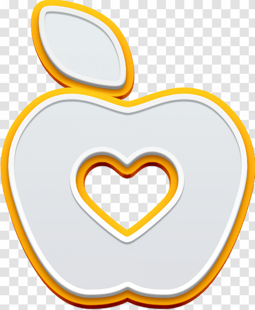 Hospital Icon Food Icon Hospital Apple Silhouette Icon Transparent PNG