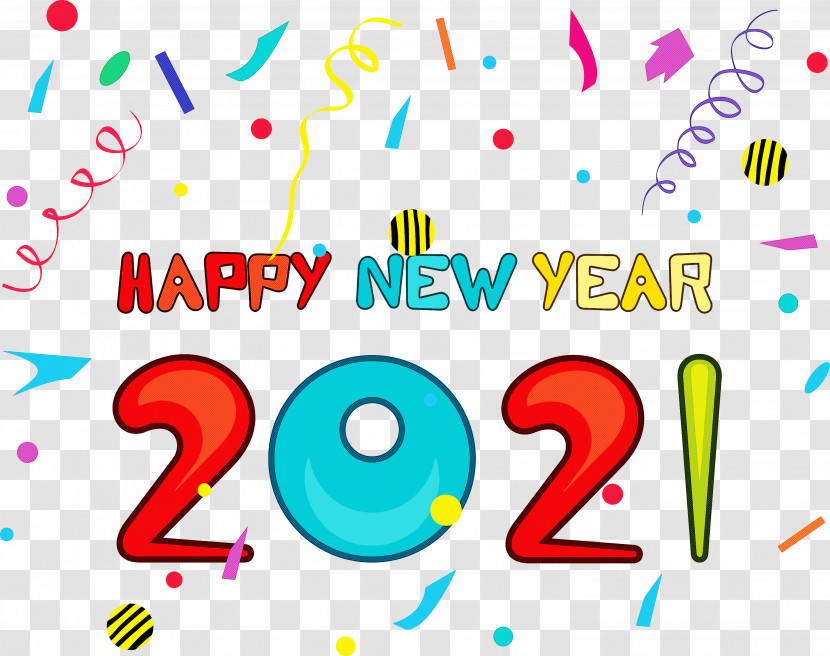 2021 Happy New Year 2021 New Year Transparent PNG