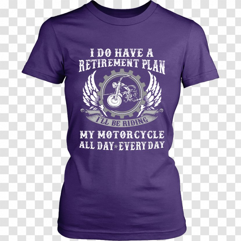 Long-sleeved T-shirt Hoodie - Logo - Motorcycle T Shirt Transparent PNG