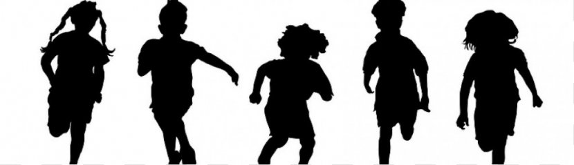 Child Running Silhouette Clip Art - Track Field - Club Cliparts Transparent PNG