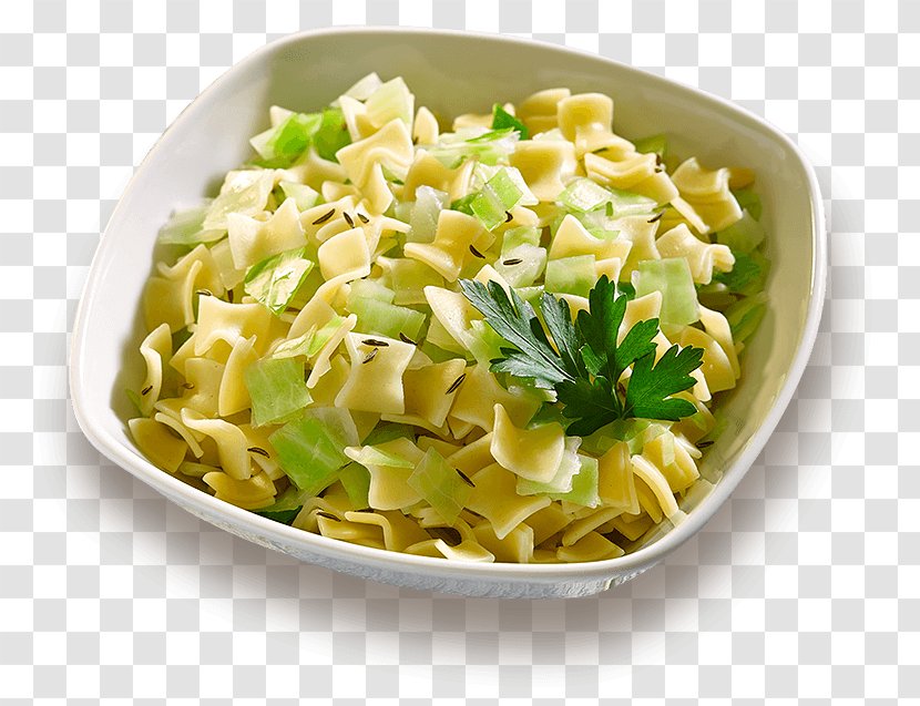 Taglierini Macaroni Dish Vegetarian Cuisine Farfalle - Italian Food - Fleck Transparent PNG