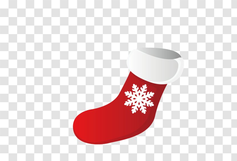 Christmas Stocking Snowflake Symbol - Area - Stockings Transparent PNG