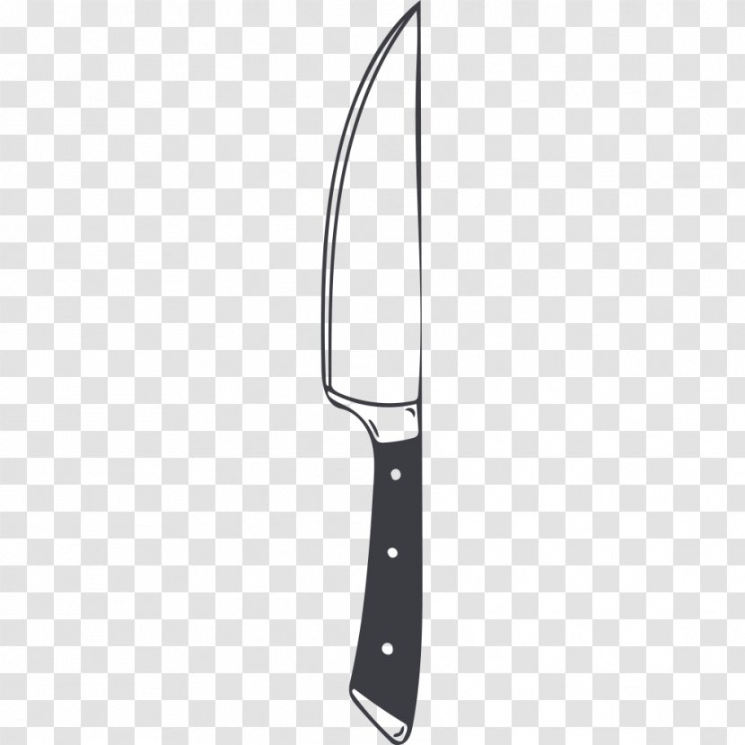 Knife Euclidean Vector Icon - White - Hand-painted Transparent PNG