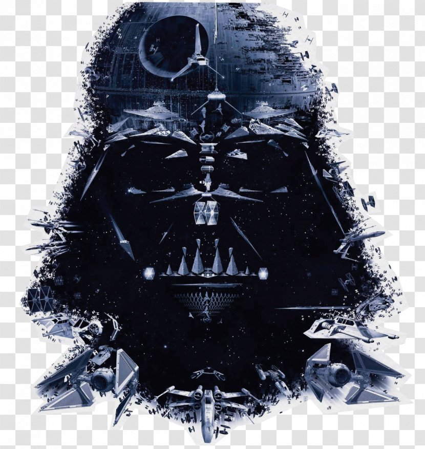 Anakin Skywalker Star Wars Art Poster - Painting - Darth Vader Transparent PNG