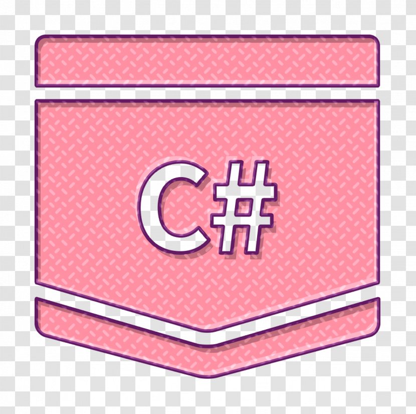 C Sharp Icon Code Language - Coding - Peach Material Property Transparent PNG