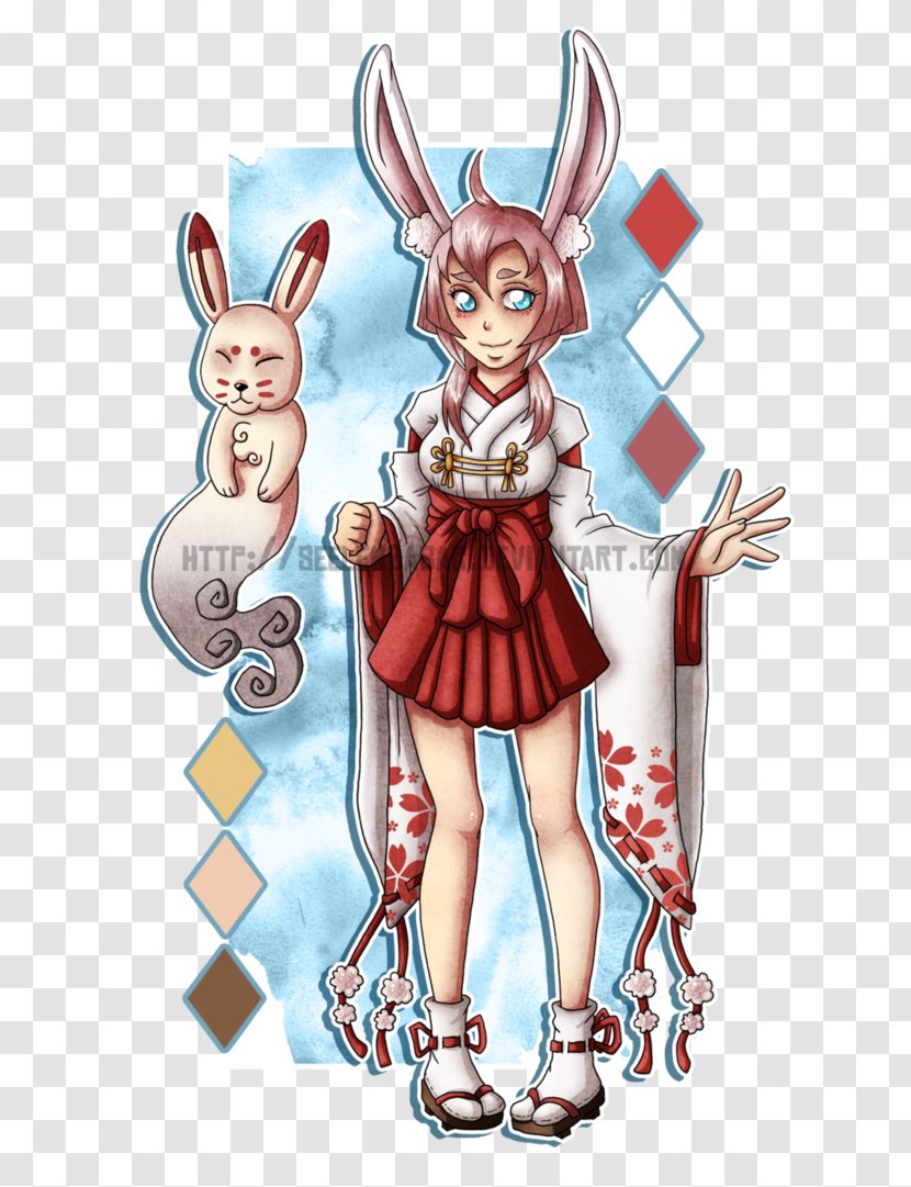 Easter Bunny Cartoon Muscle - Frame Transparent PNG