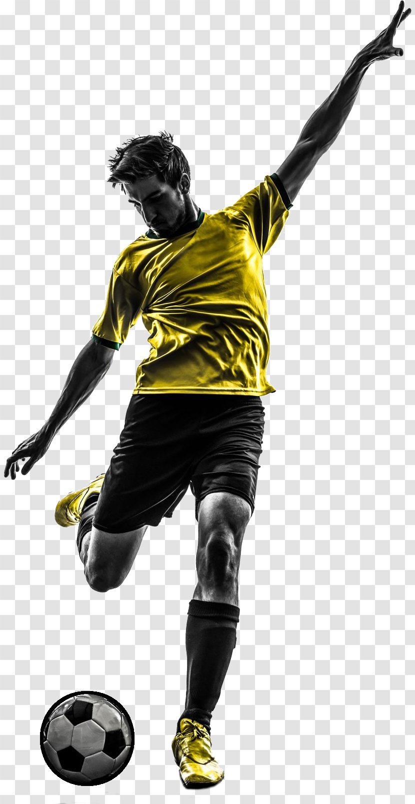 2014 FIFA World Cup Five-a-side Football Player Jersey - Sportswear - Soccer Silhouette Shooting Transparent PNG