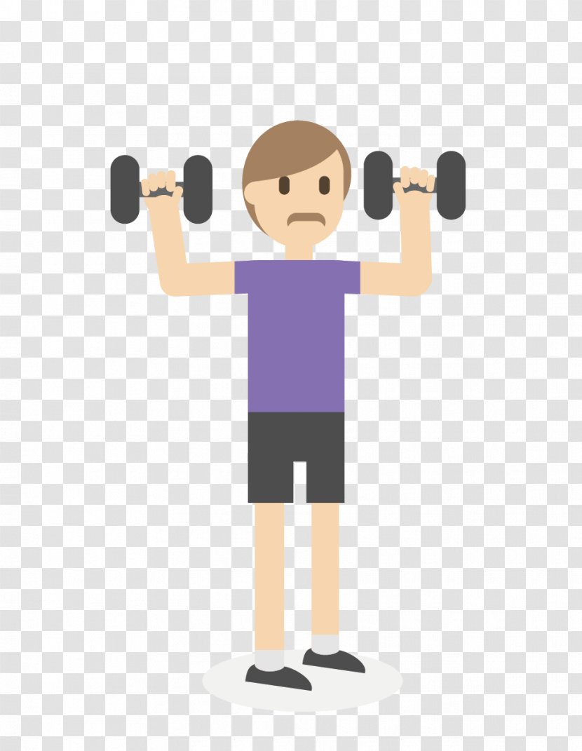 Euclidean Vector Physical Exercise Dumbbell - Illustration Transparent PNG