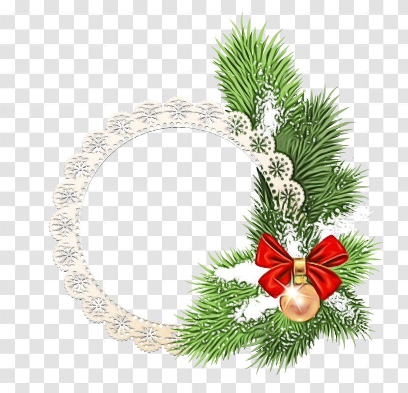 Christmas Decoration - Oregon Pine - White Transparent PNG