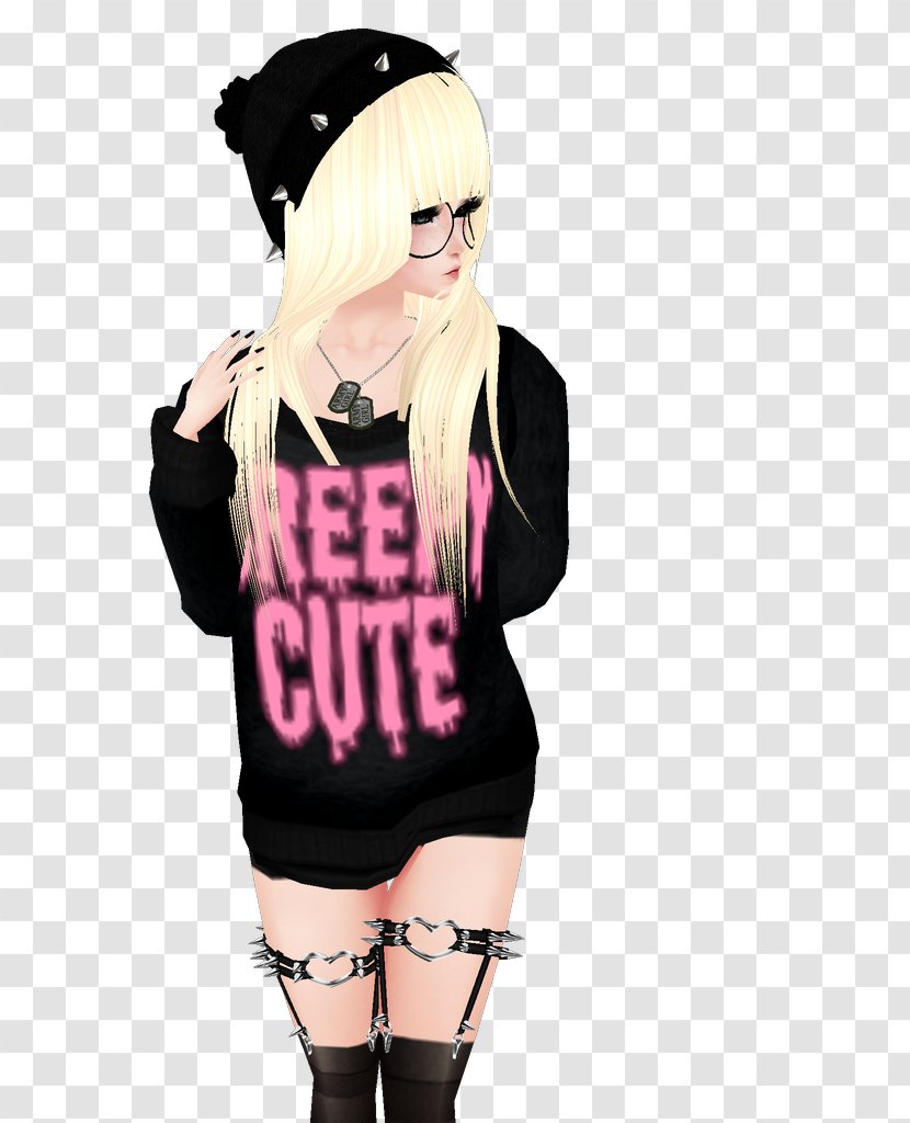 Avatar IMVU Second Life Emo Online Chat - Drawing Transparent PNG