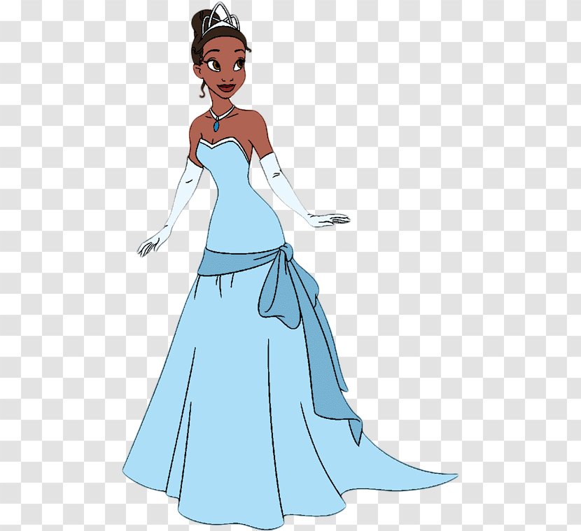 Tiana The Princess And Frog Belle Ariel Prince Naveen - Silhouette - Disney Transparent PNG