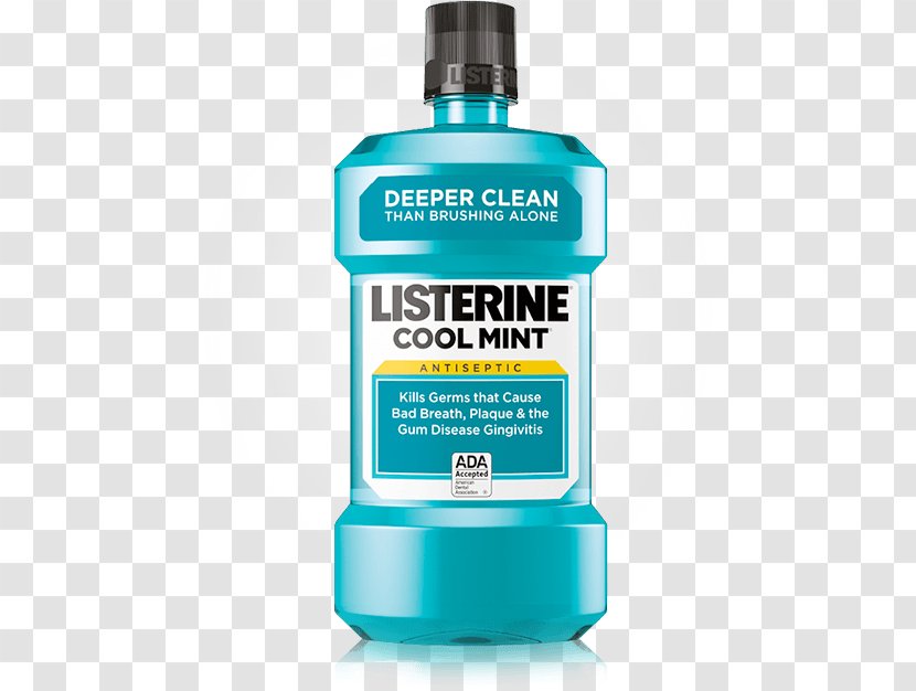 Listerine Mouthwash Johnson & Total Care - Dentist - Tooth Germ Transparent PNG