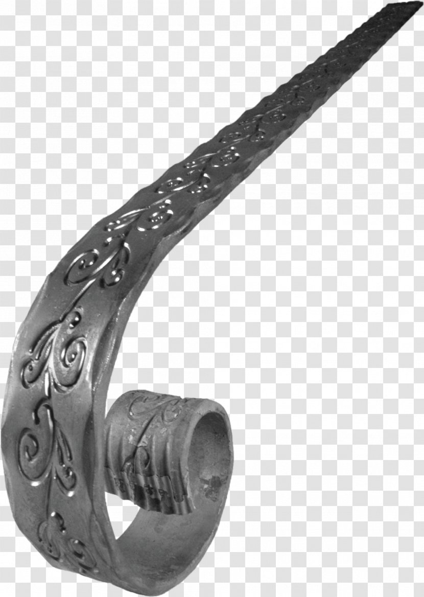 Body Jewellery Silver - Jewelry - Scroll Bar Transparent PNG