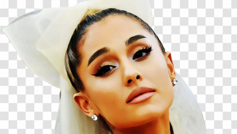 Ariana Grande - Jaw - Black Hair Smile Transparent PNG