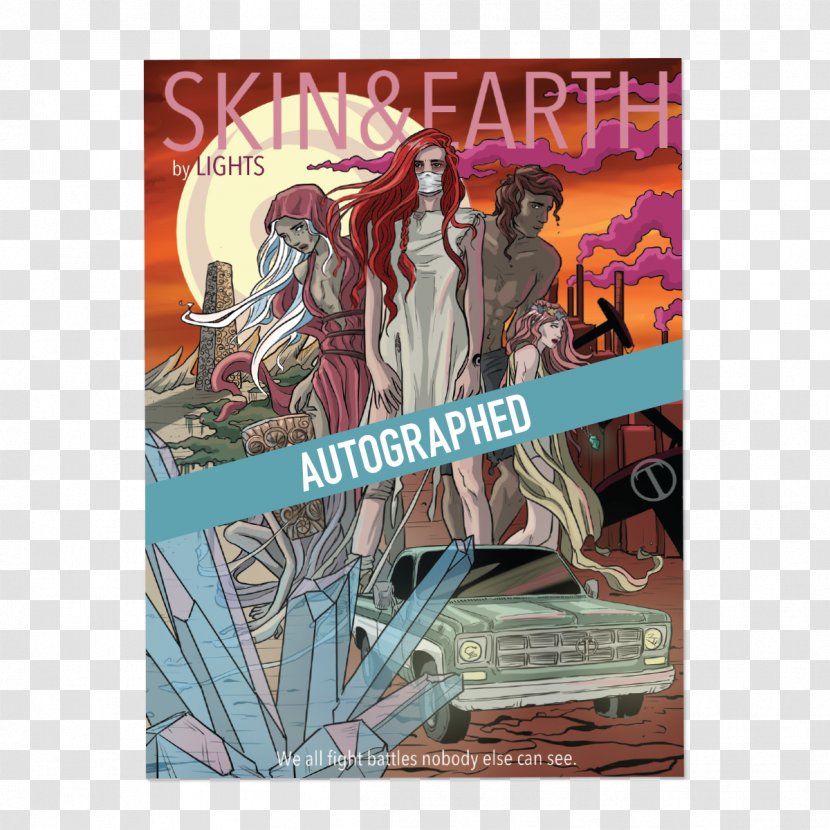 Skin & Earth Comic Book Poster - Comical Transparent PNG