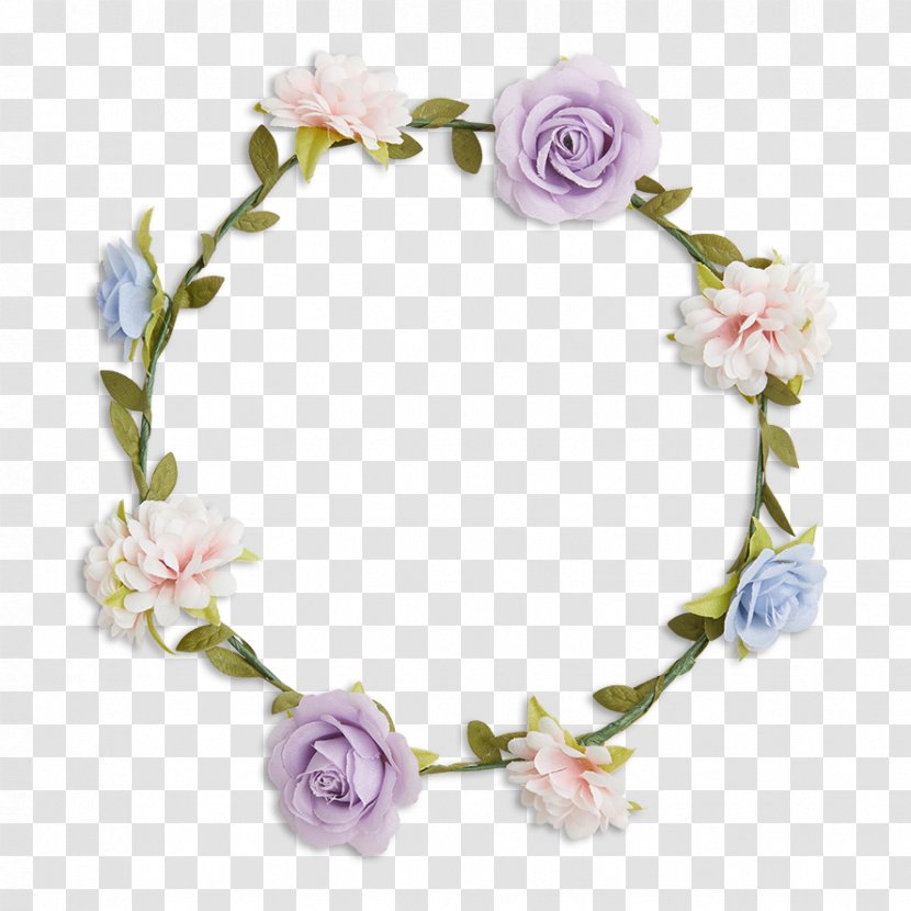 Floral Design Wreath Lilac Color Flower - Material Transparent PNG
