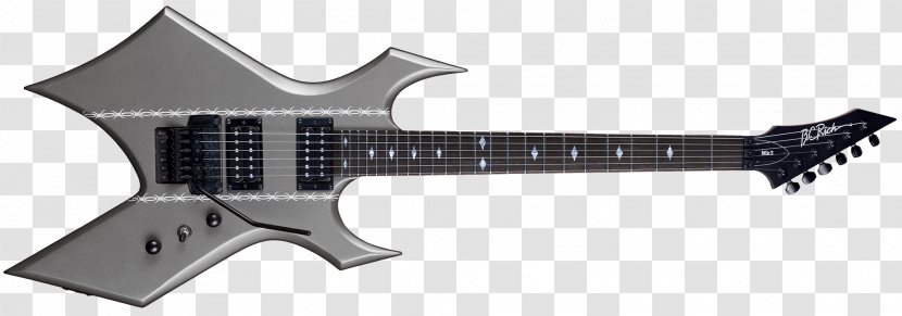 B.C. Rich Mockingbird Electric Guitar Musical Instruments Warlock - Barbwire Transparent PNG